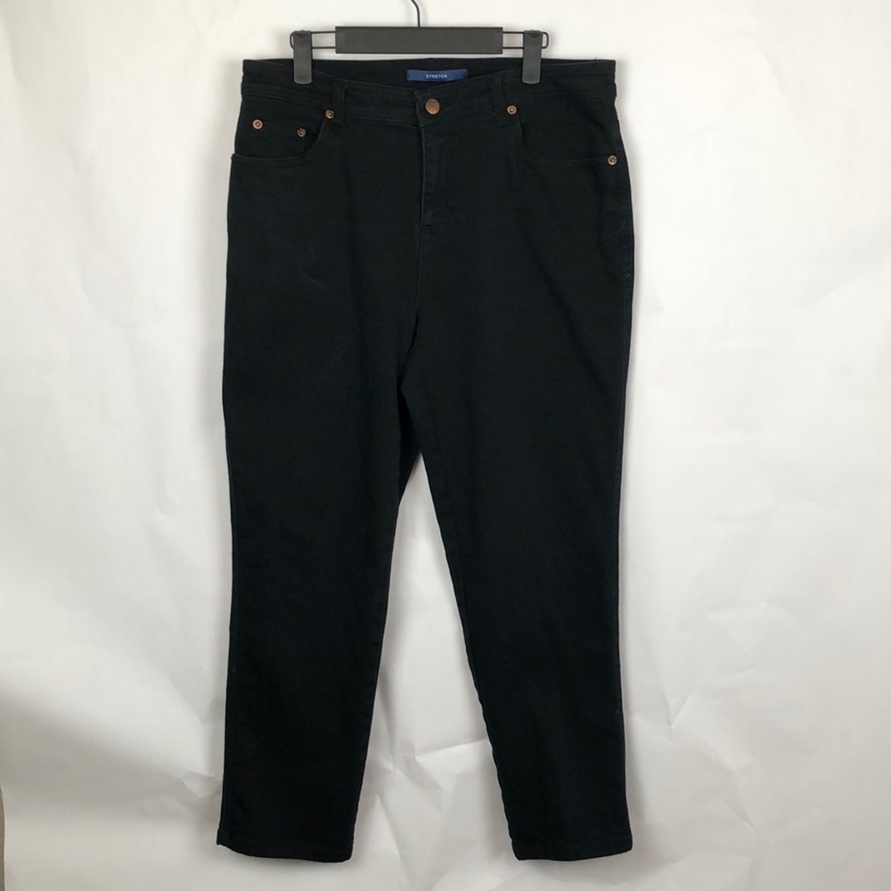 Bill Blass Jeans Black Size 12P Petite Stretch